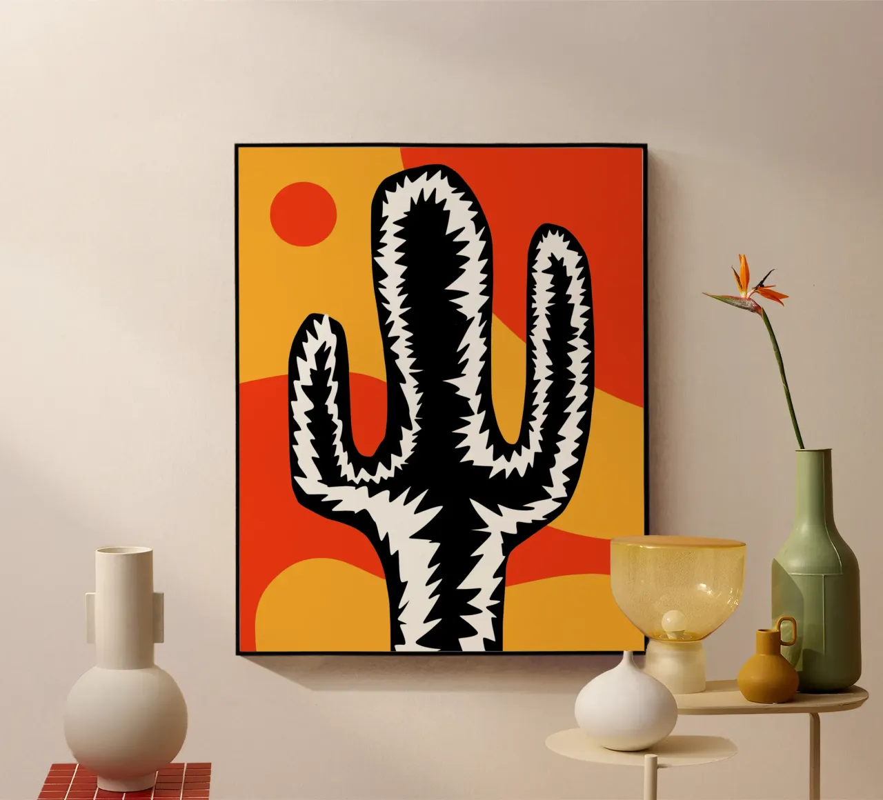 Eclectic cacti plexiglass da Little Dean