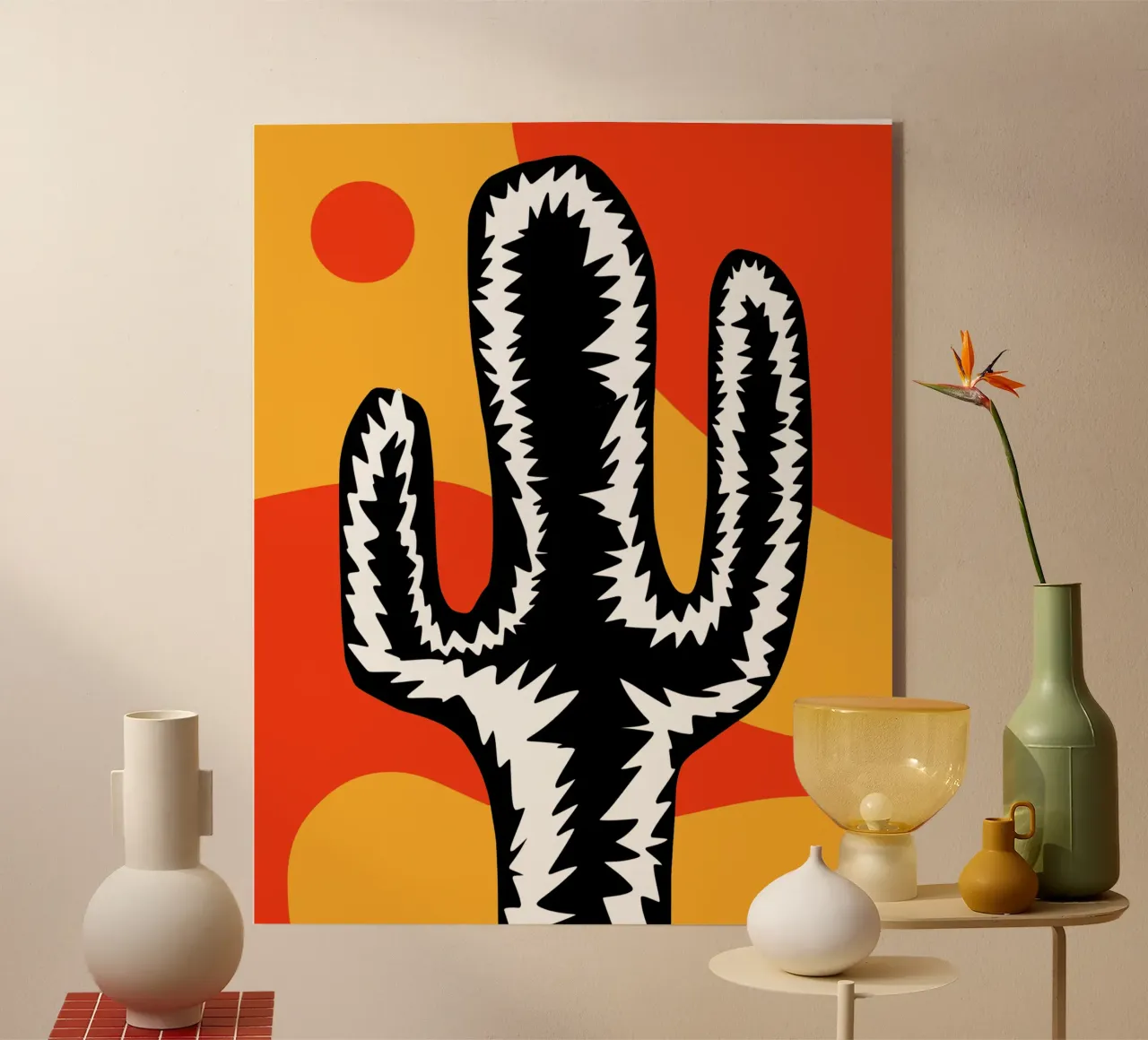 Eklektische Kakteen Acryl-Glas von Little Dean