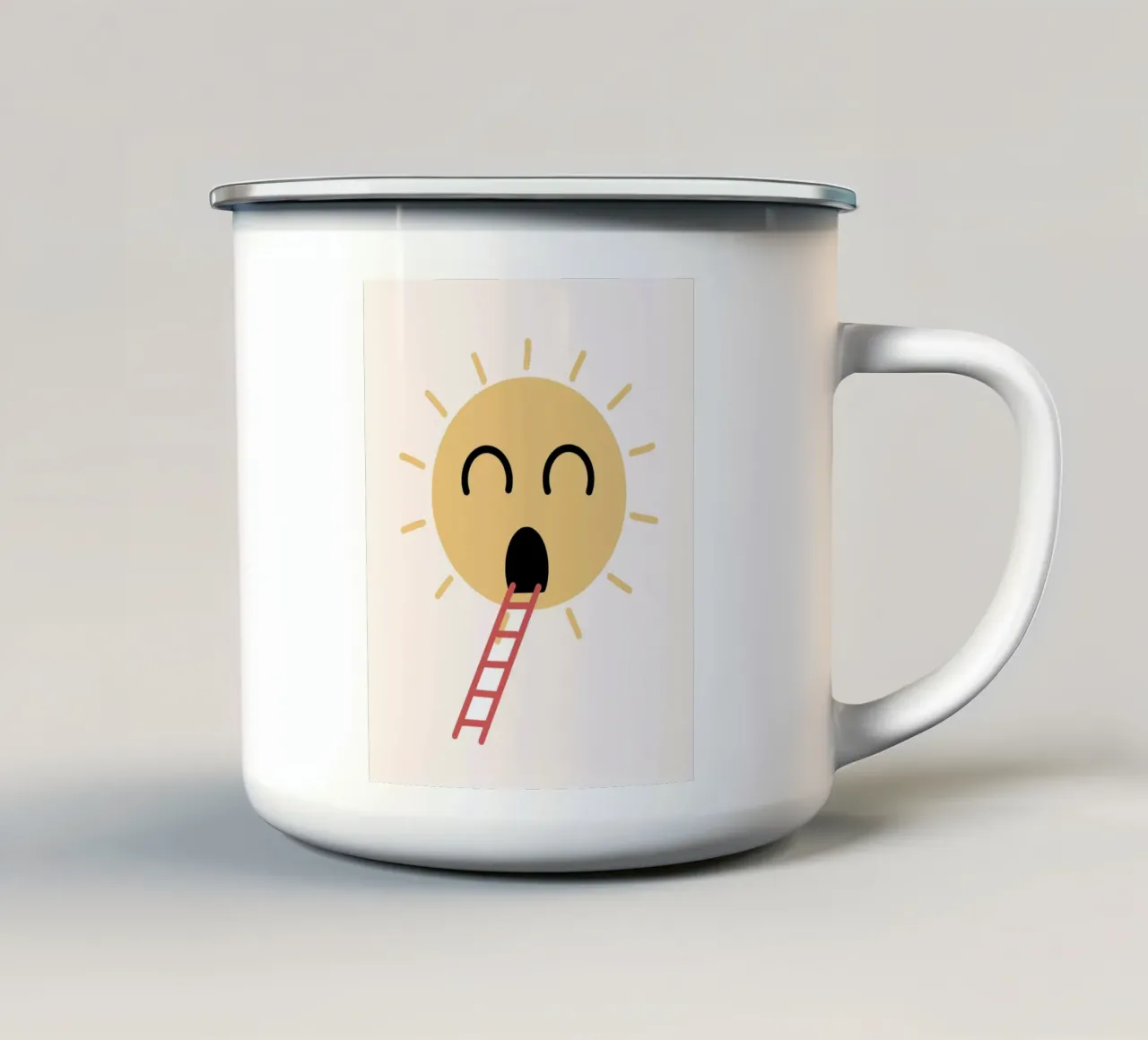 Al sole tazza in smalto da Little Dean