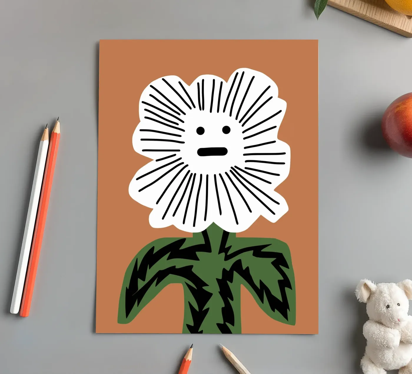 Speechless flower sticker sheet by Little Dean