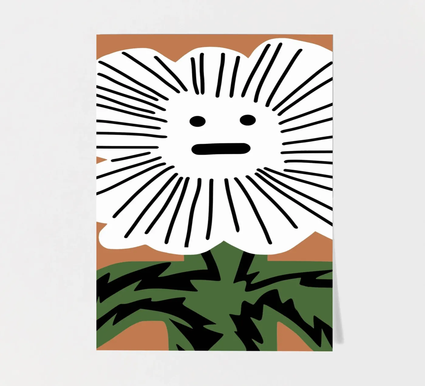 Speechless flower sticker sheet by Little Dean