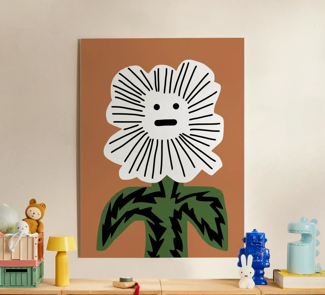 Speechless flower plexiglass da Little Dean