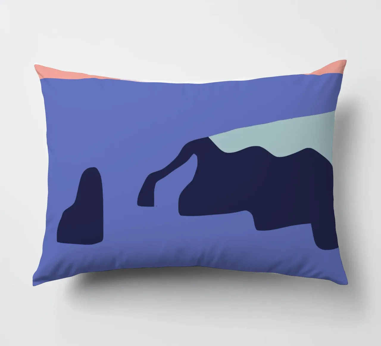 Terra e acqua 02 cuscino da Little Dean