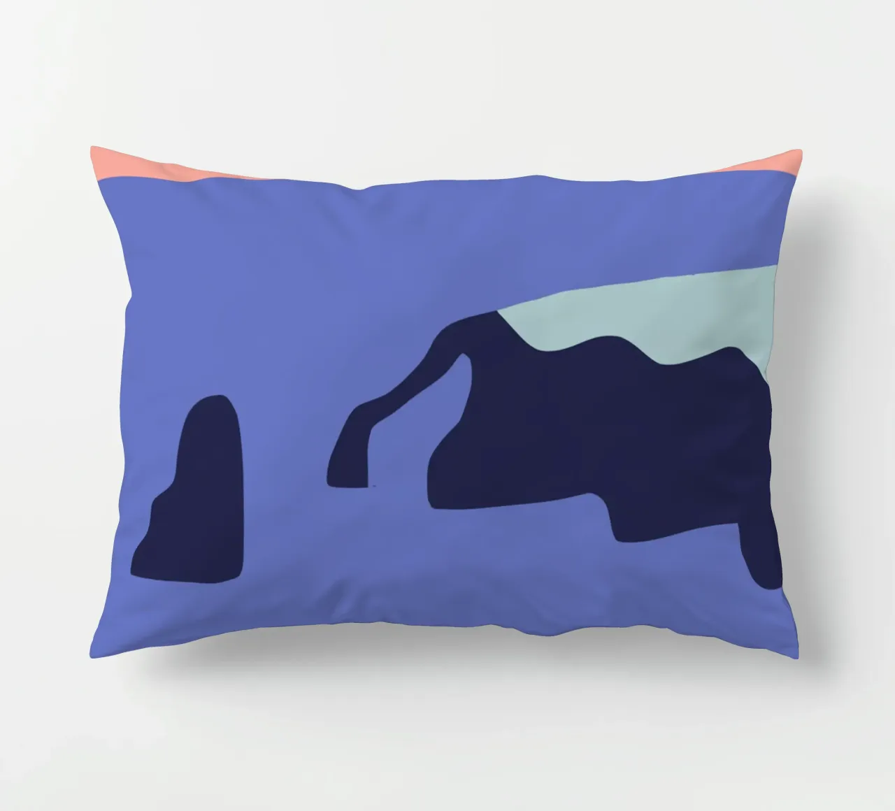 Terra e acqua 02 cuscino da Little Dean
