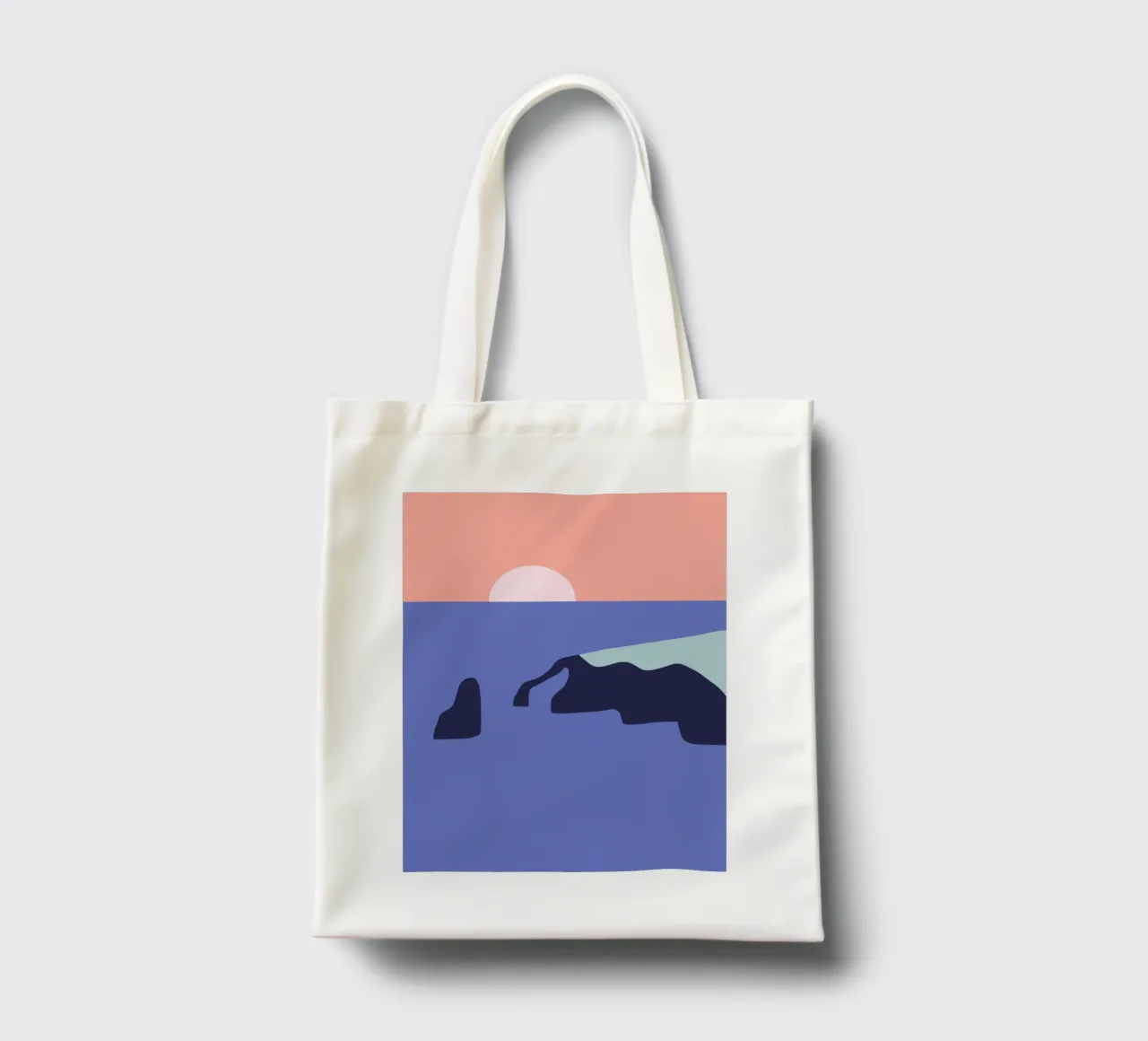 Terra e acqua 02 borsa in juta da Little Dean