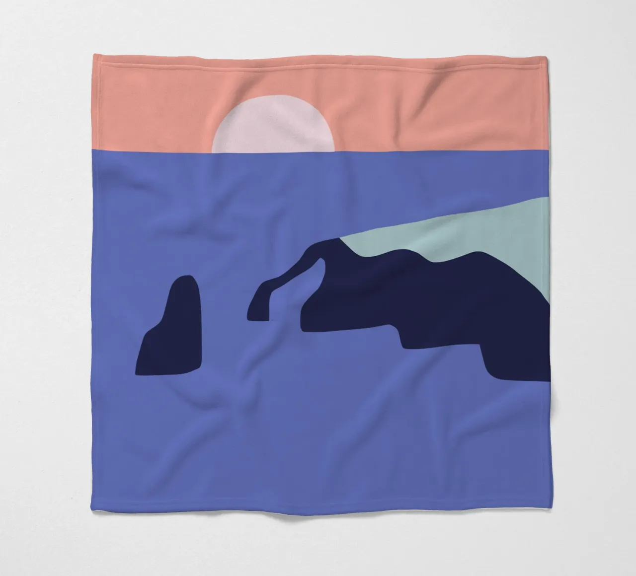 Terra e acqua 02 coperta in pile da Little Dean
