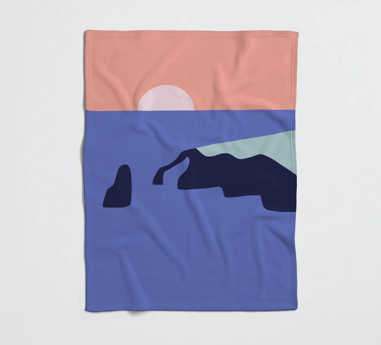 Terra e acqua 02 coperta in pile da Little Dean