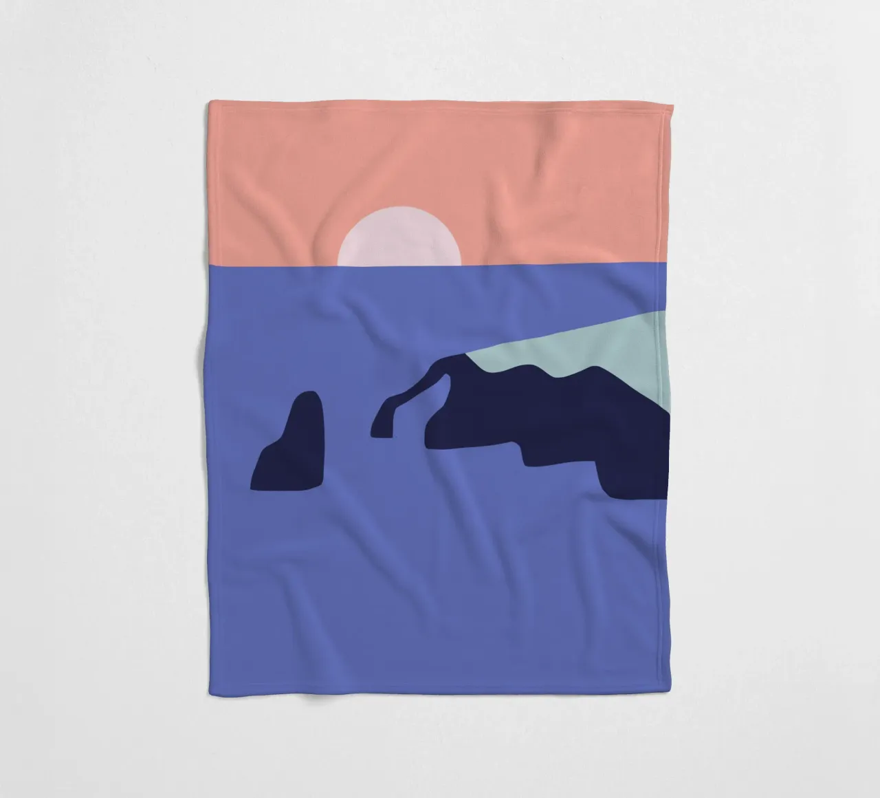 Terra e acqua 02 coperta in pile da Little Dean