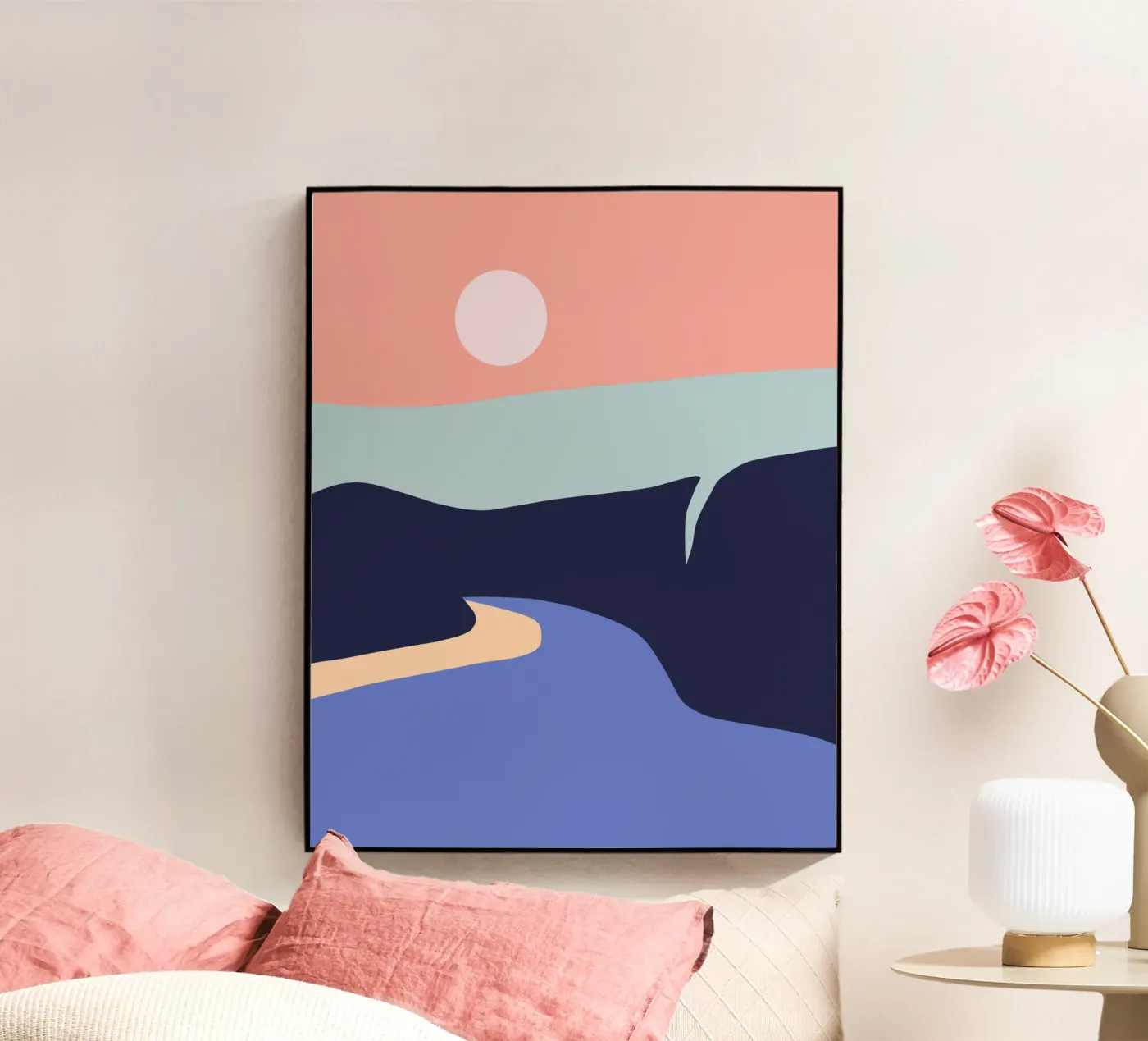 Land and water 03 acrylic glass by Little Dean