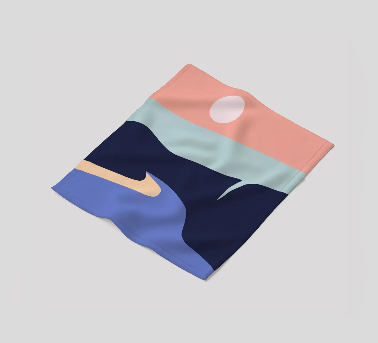 Terra e acqua 03 coperta in pile da Little Dean