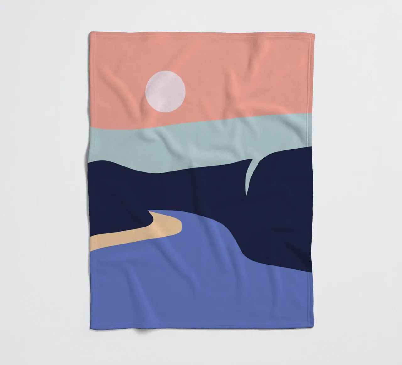 Terra e acqua 03 coperta in pile da Little Dean