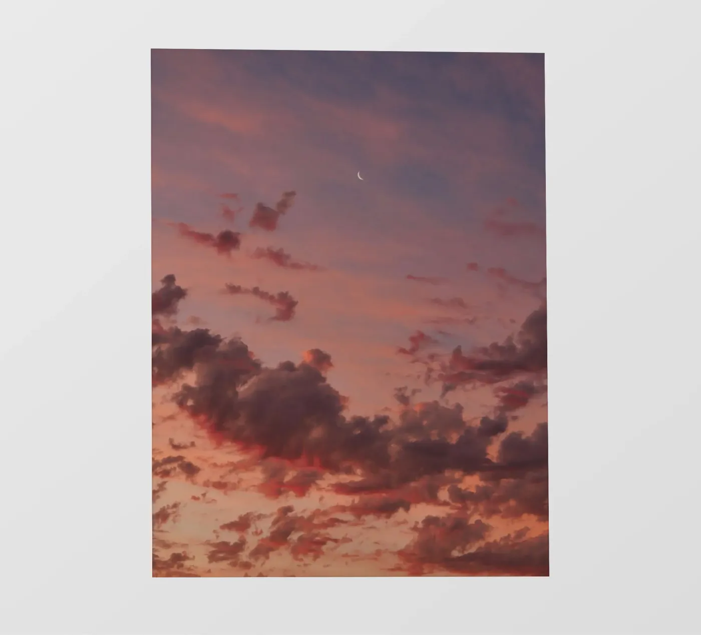 cloud shape fotobehang van Fost