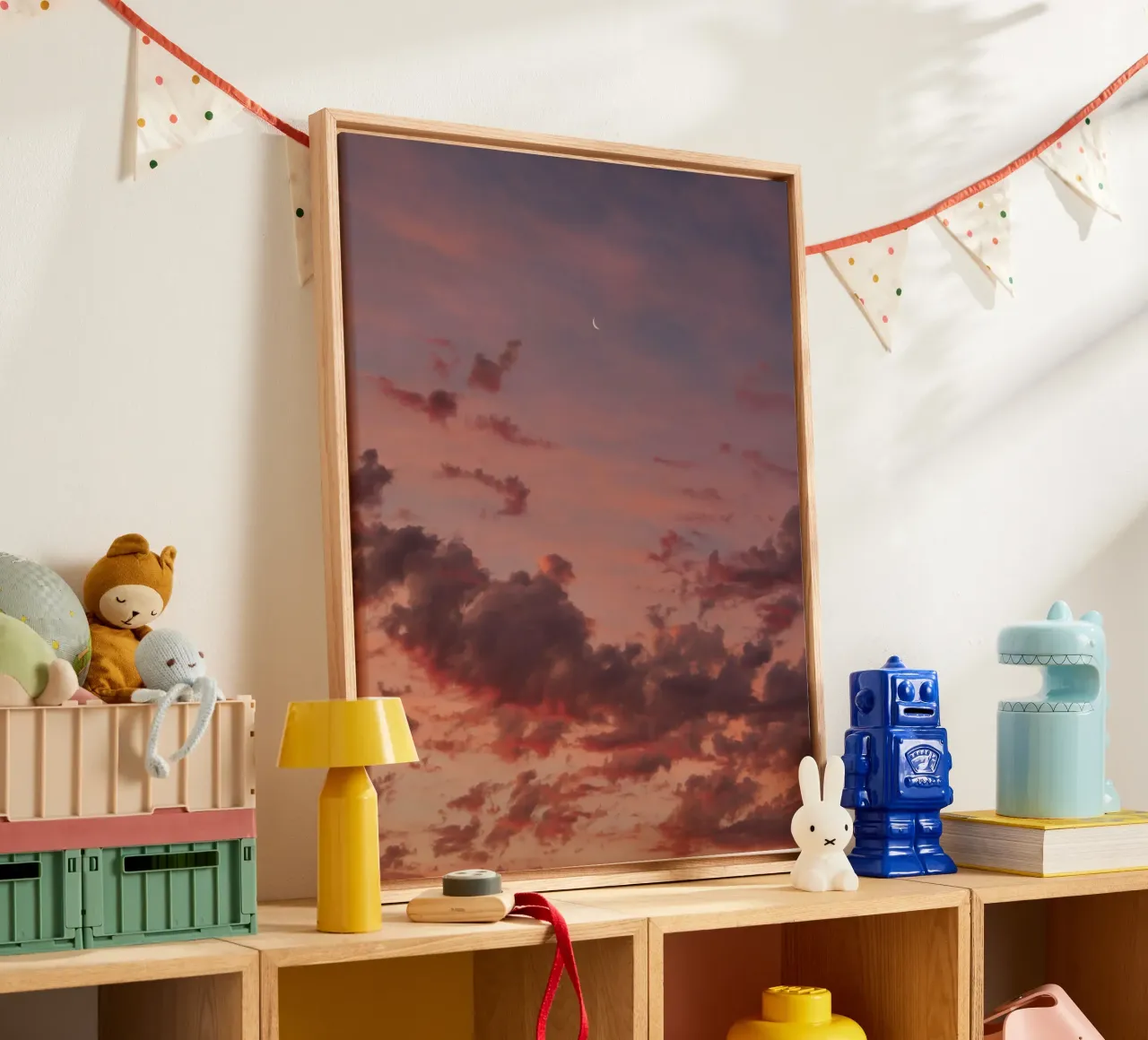 cloud shape canvas by Fost