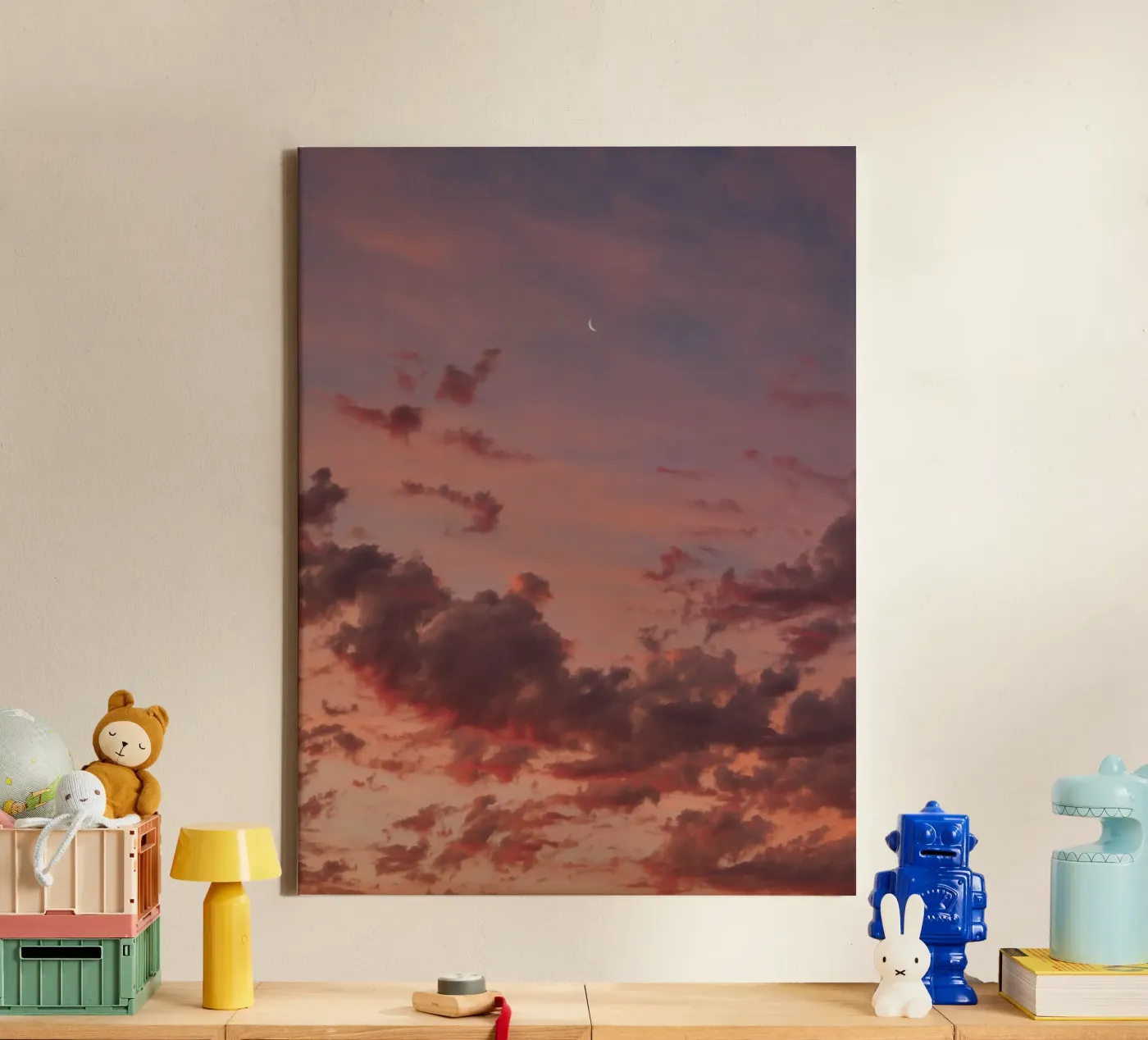cloud shape canvas by Fost