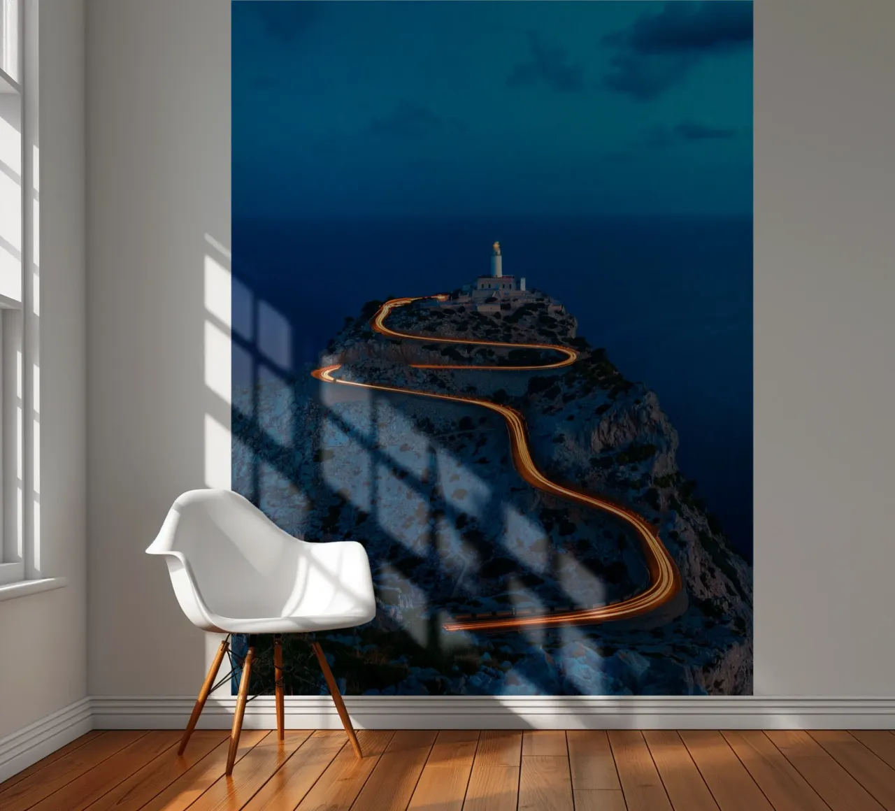 curve line way to the top papel para pared de Fost