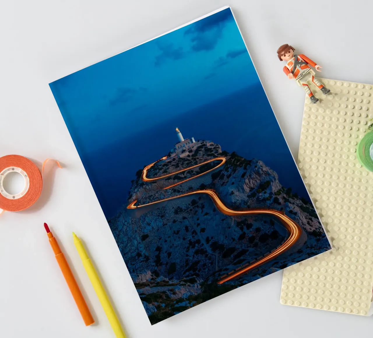 curve line way to the top carnet de notes de Fost