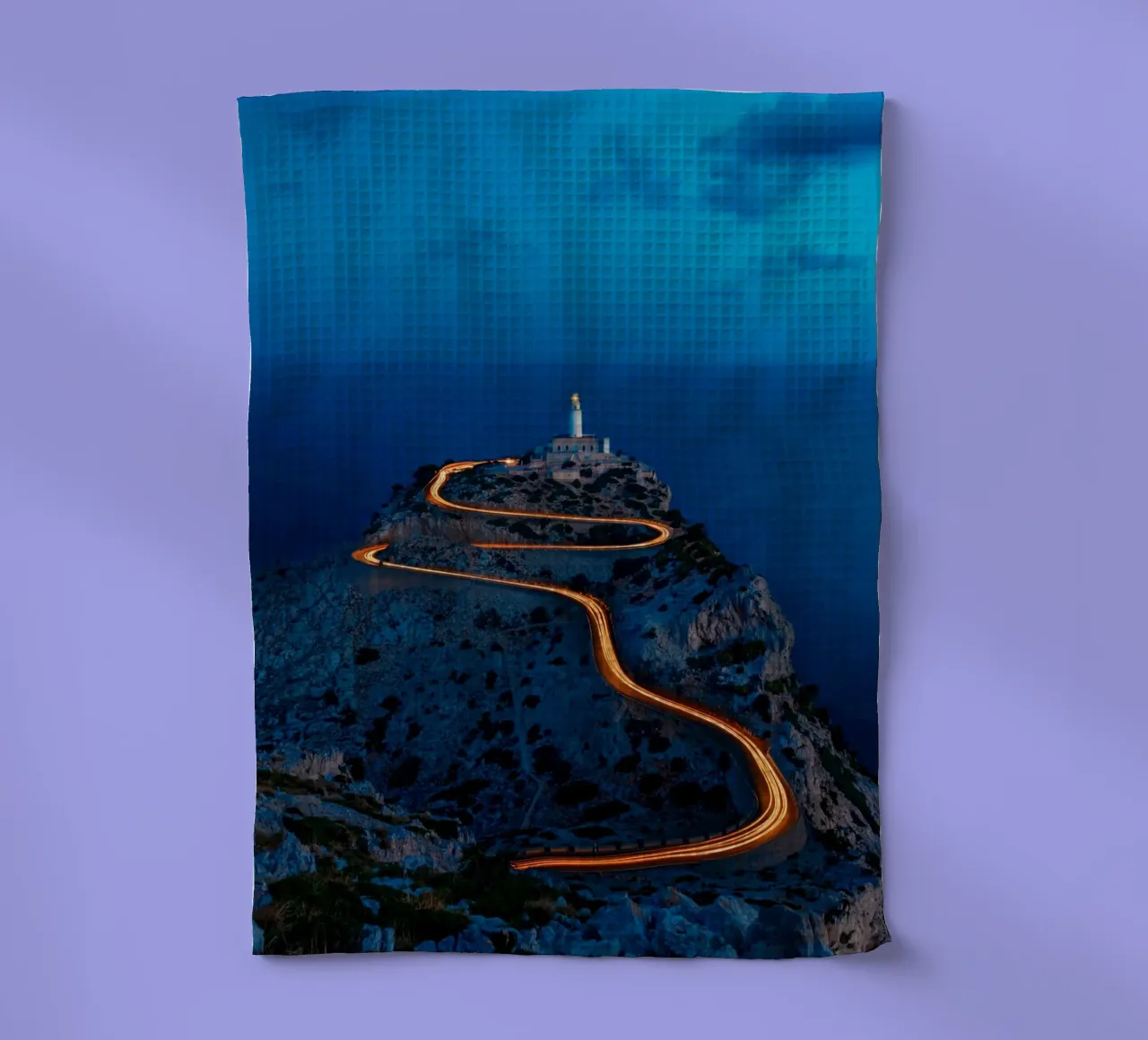 curve line way to the top canovaccio da cucina da Fost