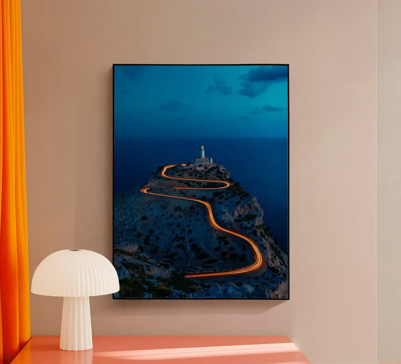 curve line way to the top plexiglass da Fost