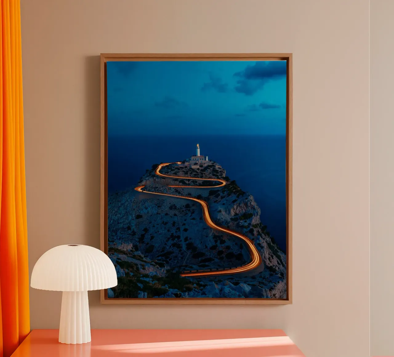 curve line way to the top canvas van Fost