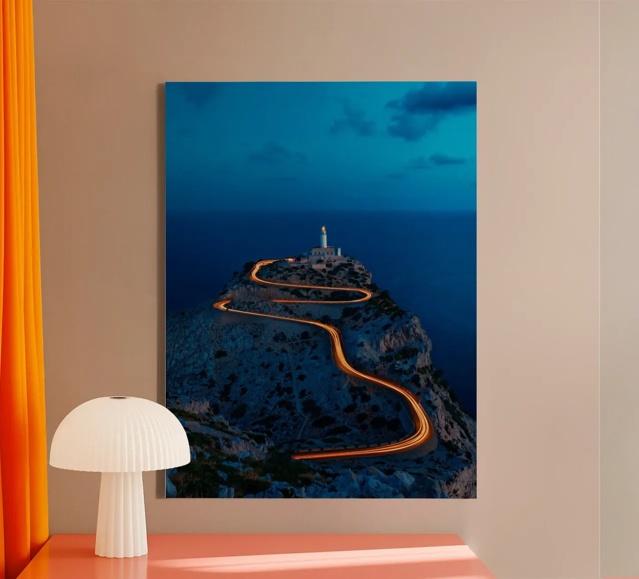 curve line way to the top canvas van Fost