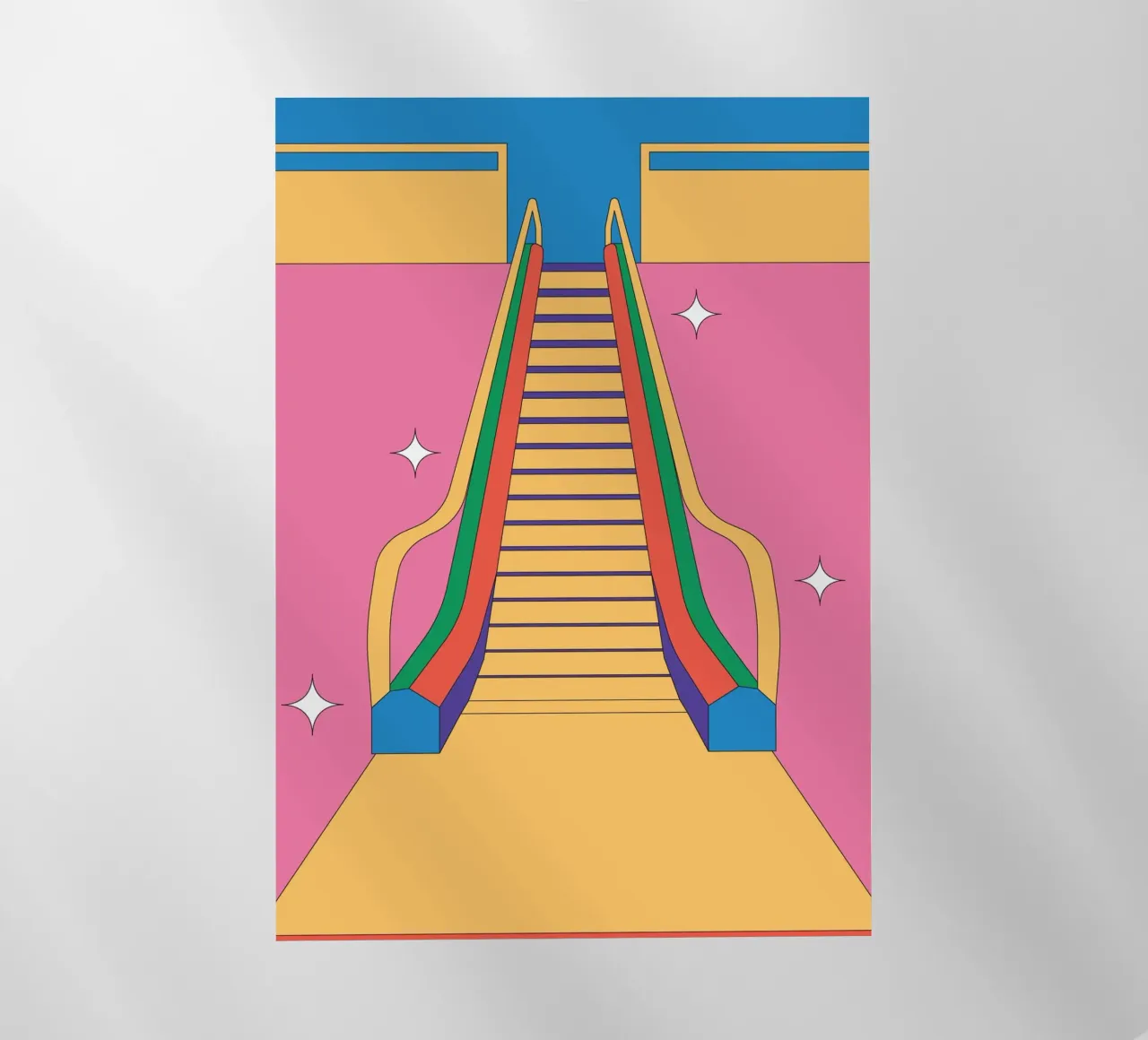 Scala mobile di design retro pellicola backlit da Retro Boy Art