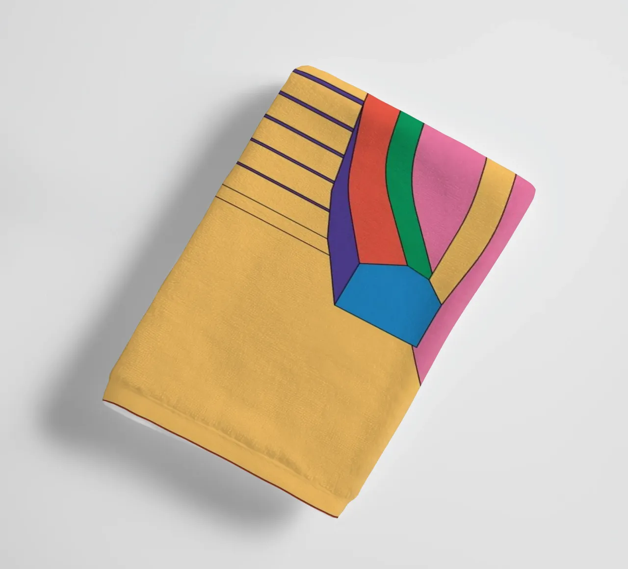 Design escalator retro towel by Retro Boy Art
