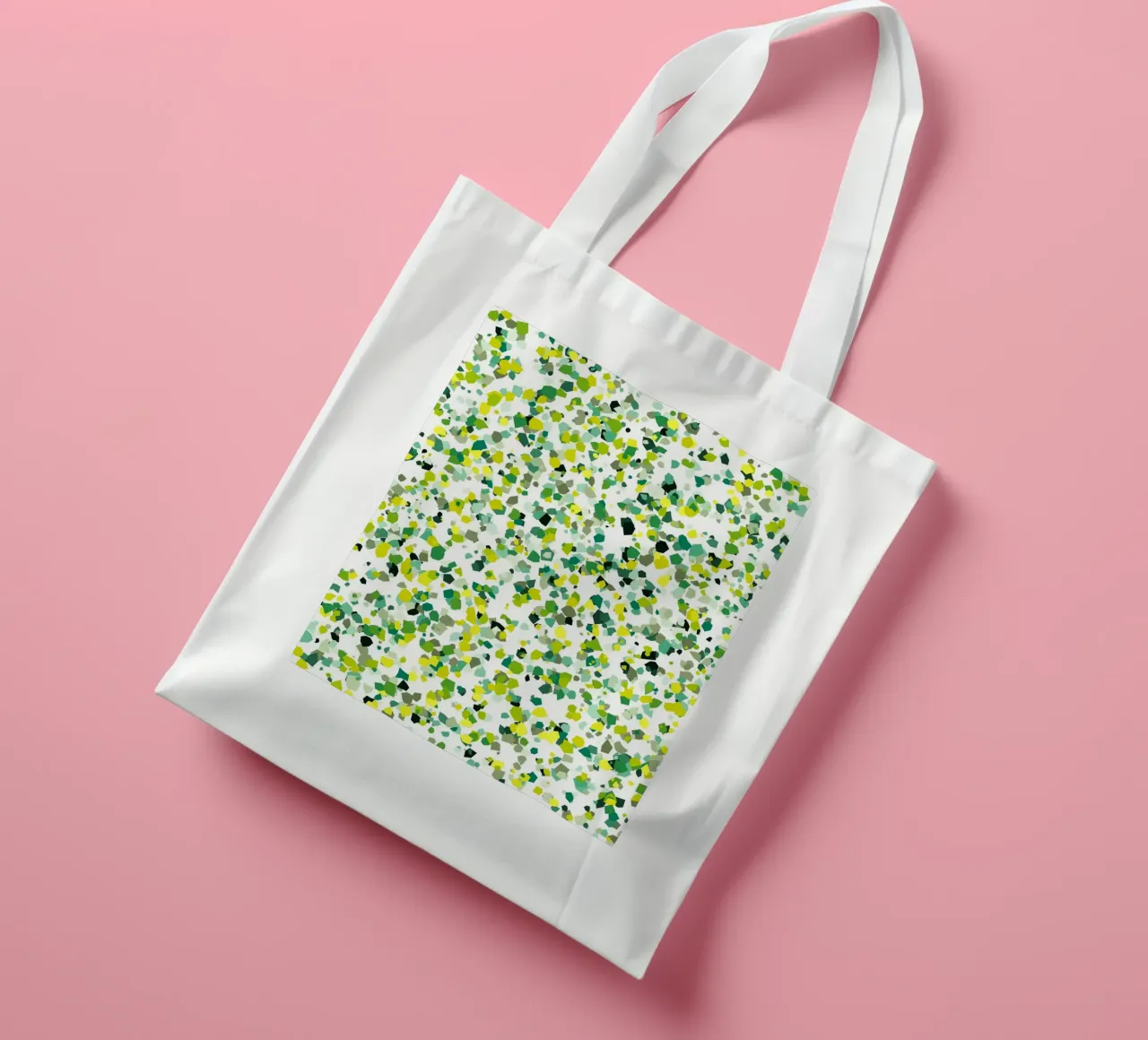 color dot shape borsa in juta da Fost