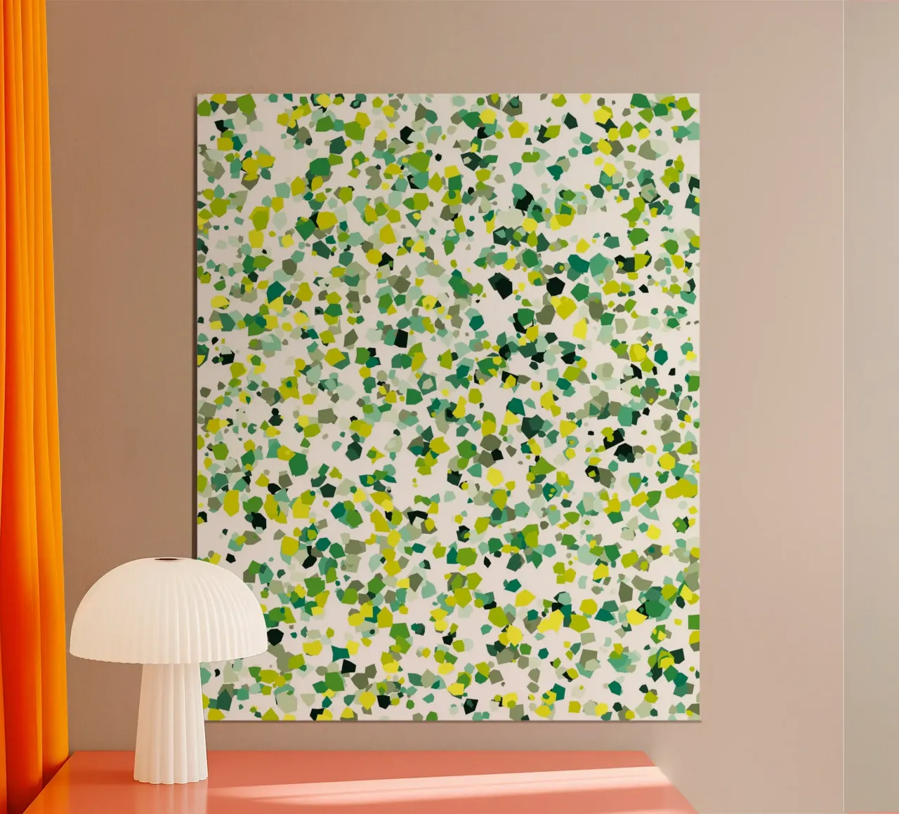 color dot shape poster da Fost