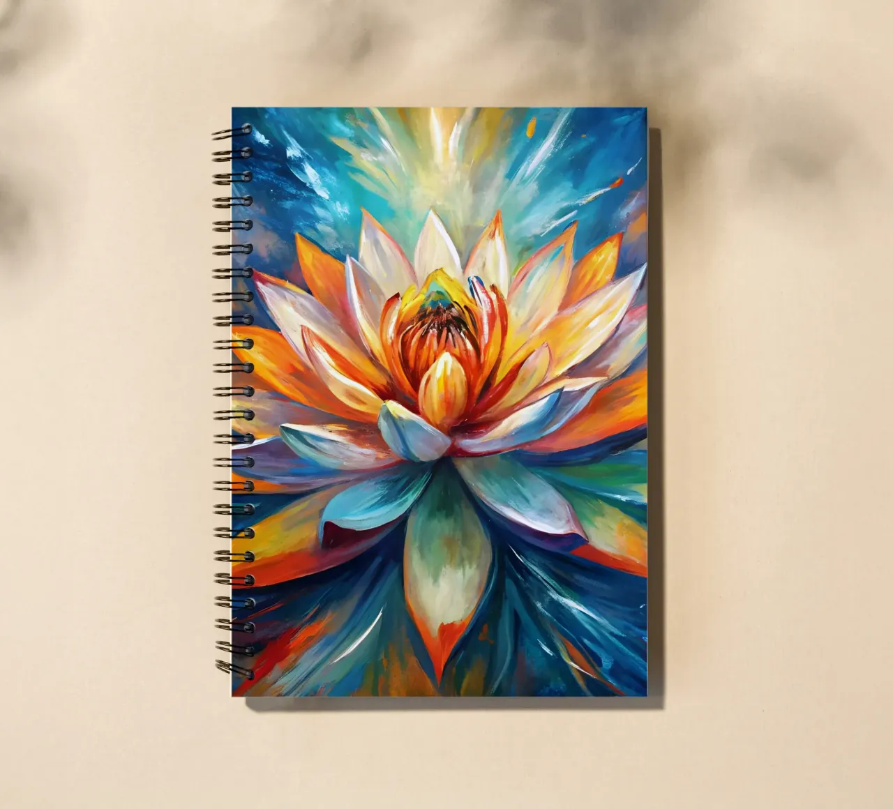 Lotus in Bloom spiral notebook by Artistic-shop