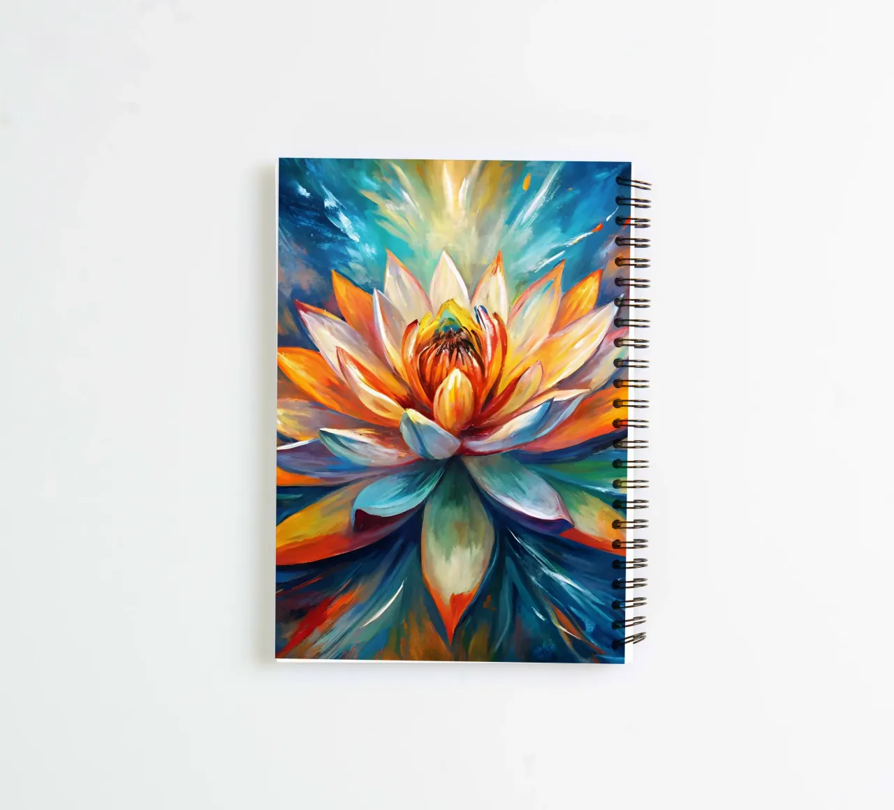 Lotus in Bloom spiral notebook by Artistic-shop
