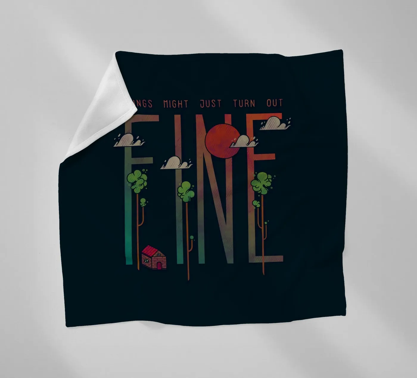 Breathe Fleecedecke von againstbound
