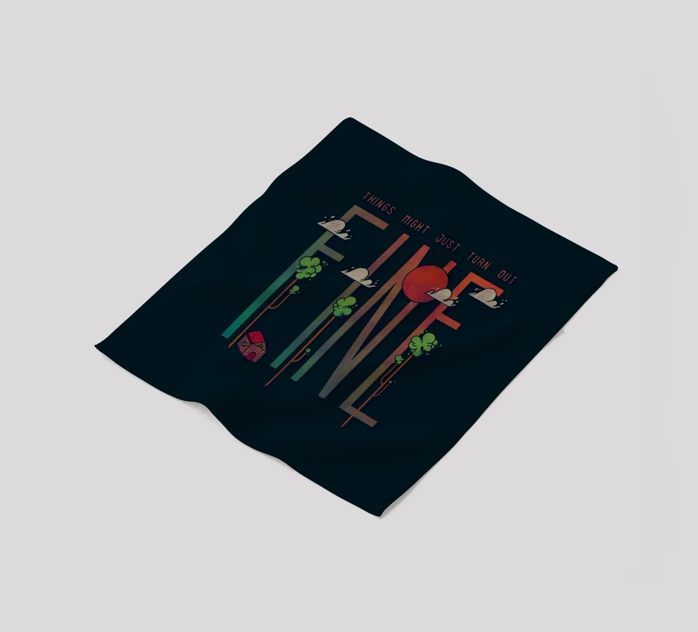 Breathe Fleecedecke von againstbound