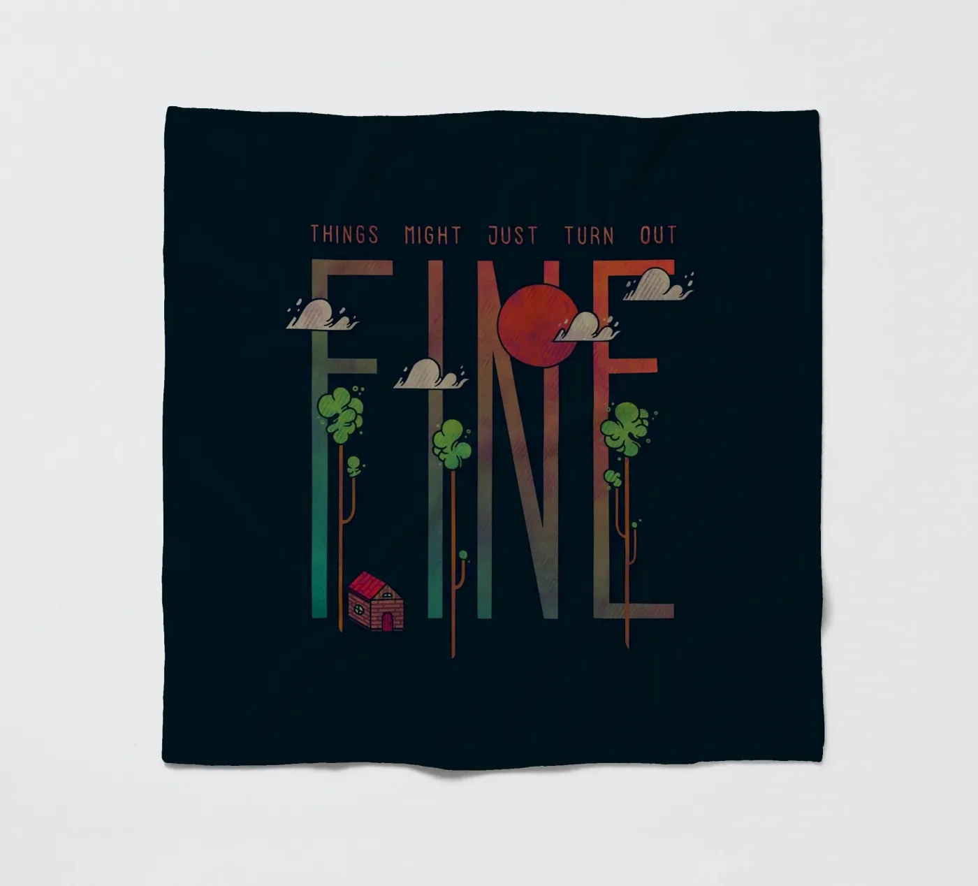 Breathe Fleecedecke von againstbound