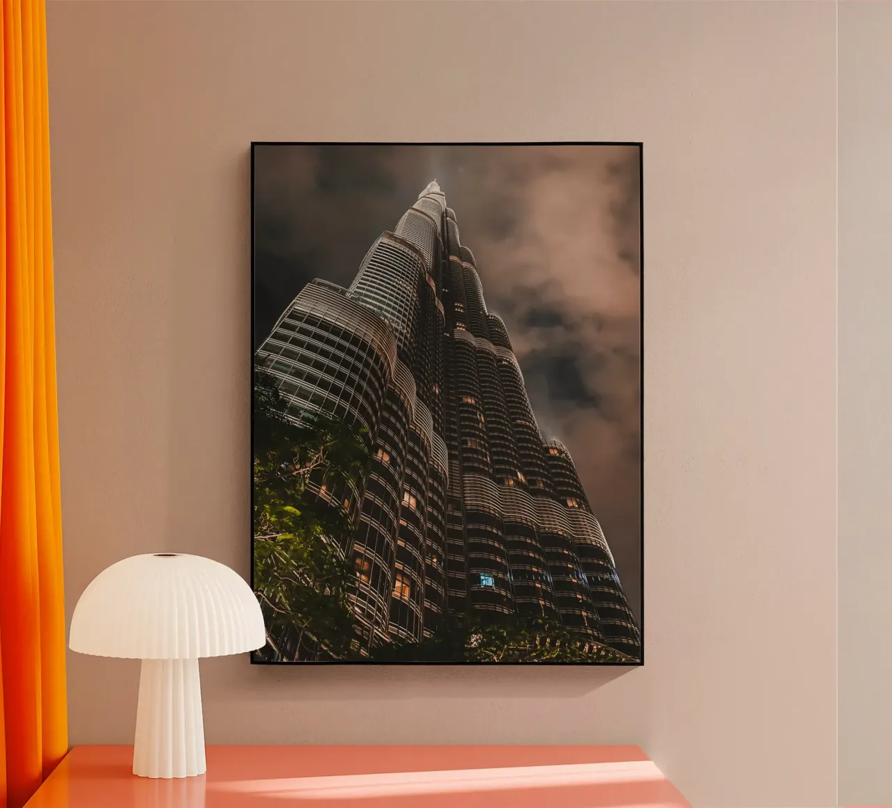 skyscape building plexiglass da Monel