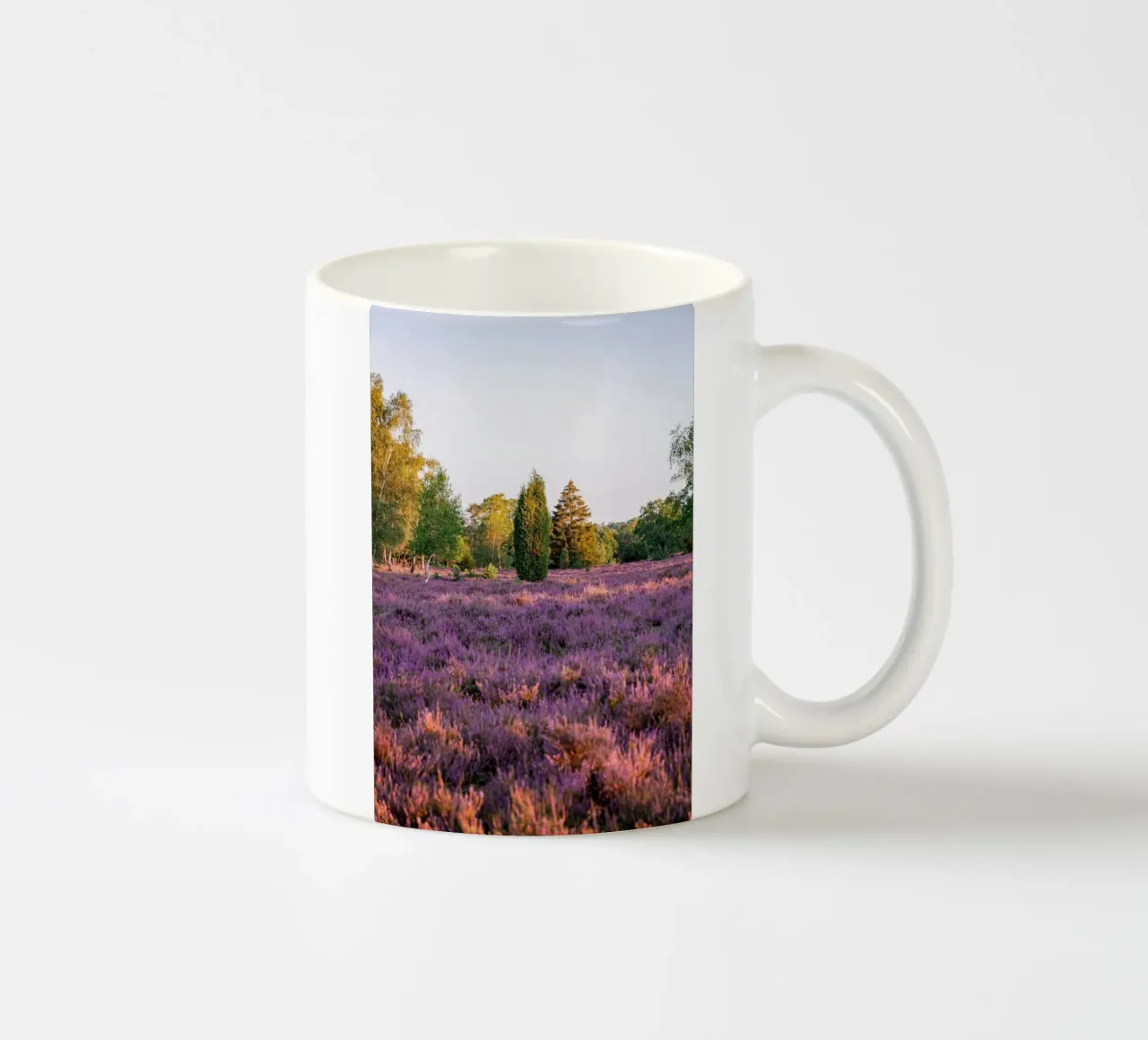 tree on pink grass tazza in ceramica da Fost