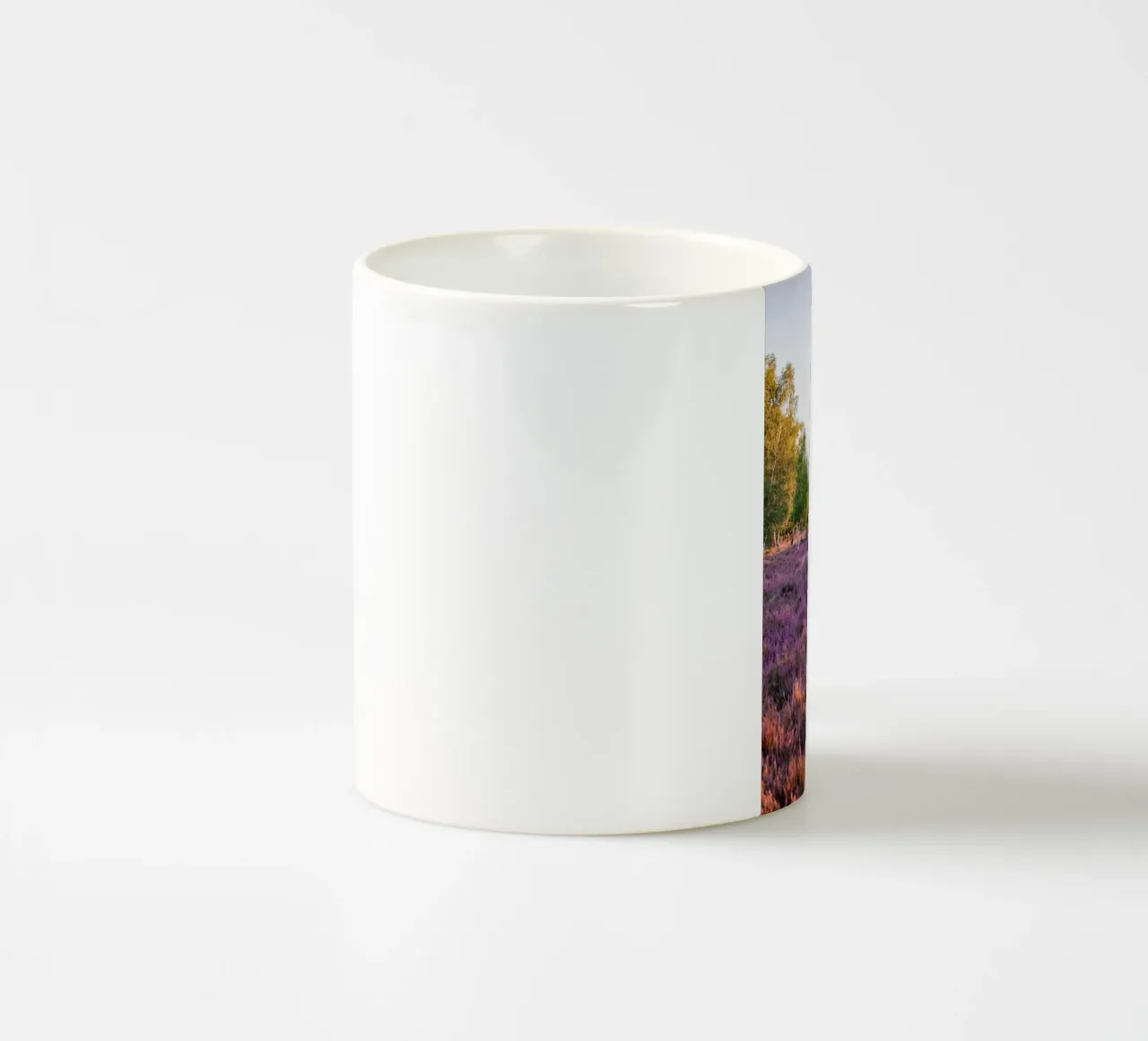 tree on pink grass tazza in ceramica da Fost