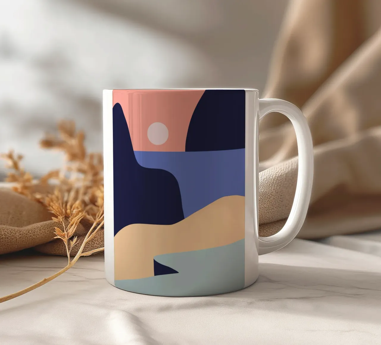 Terra e acqua 04 tazza in ceramica da Little Dean