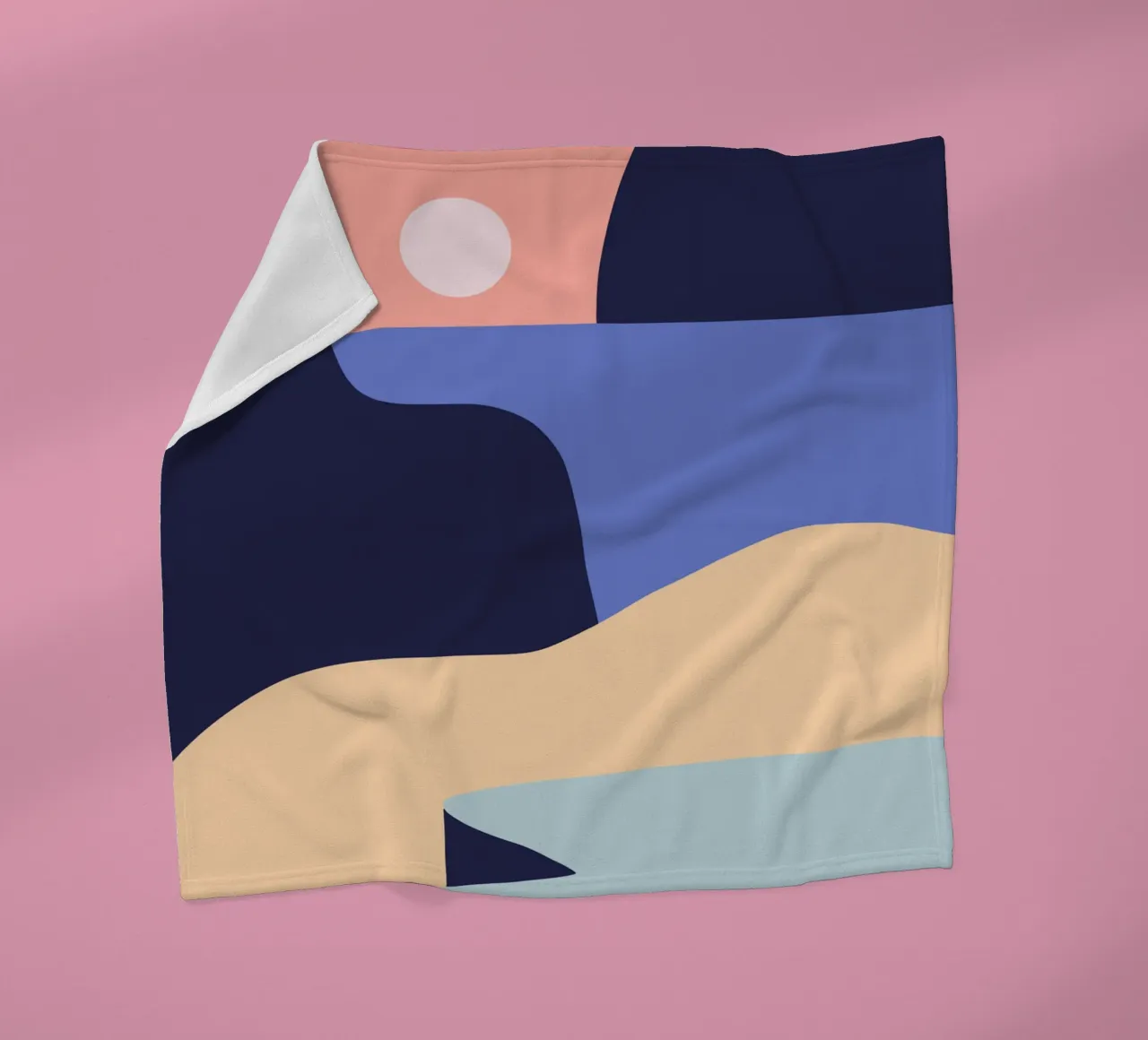 Terra e acqua 04 coperta in pile da Little Dean