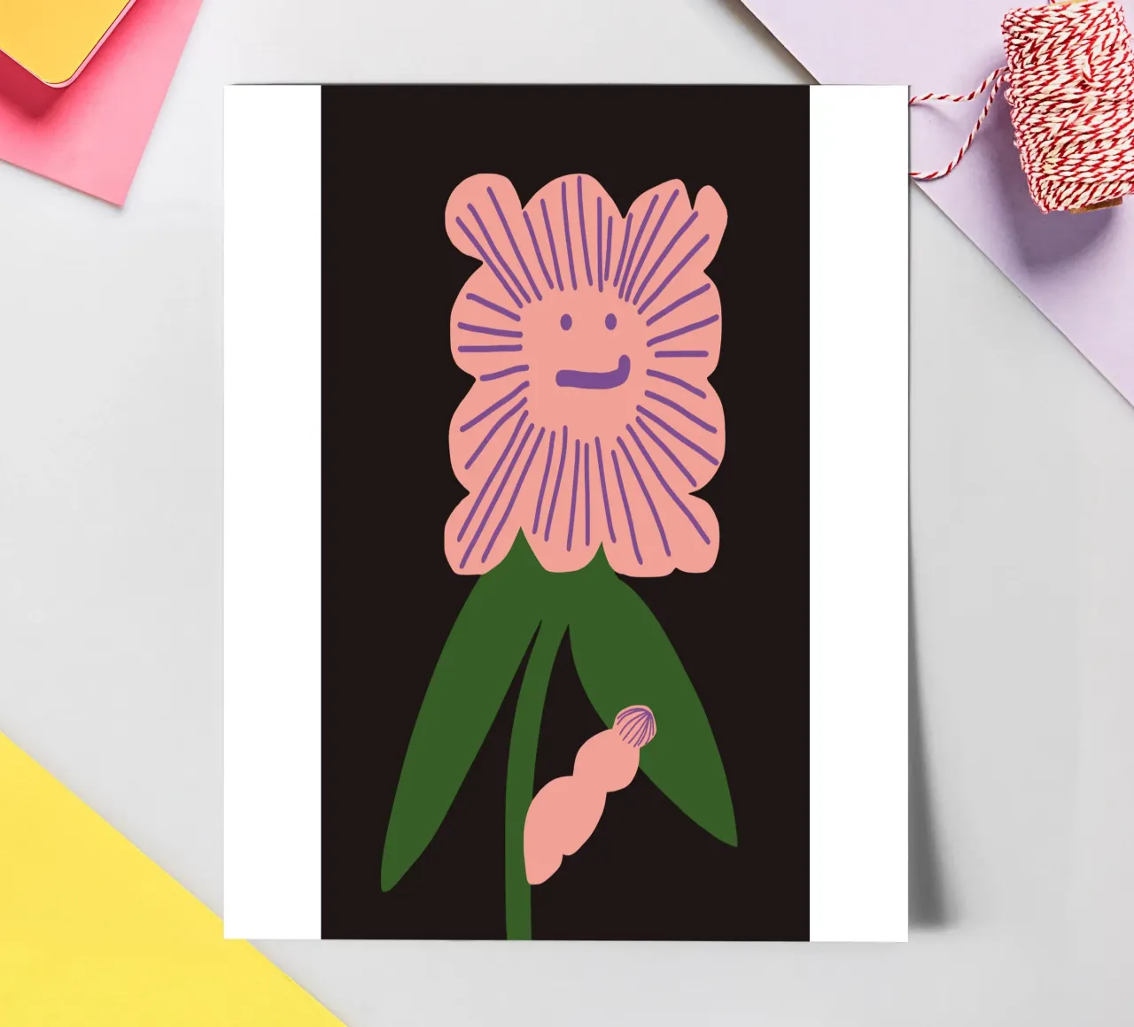 Difficile da gestire per chi è in fiore foglio adesivo da Little Dean