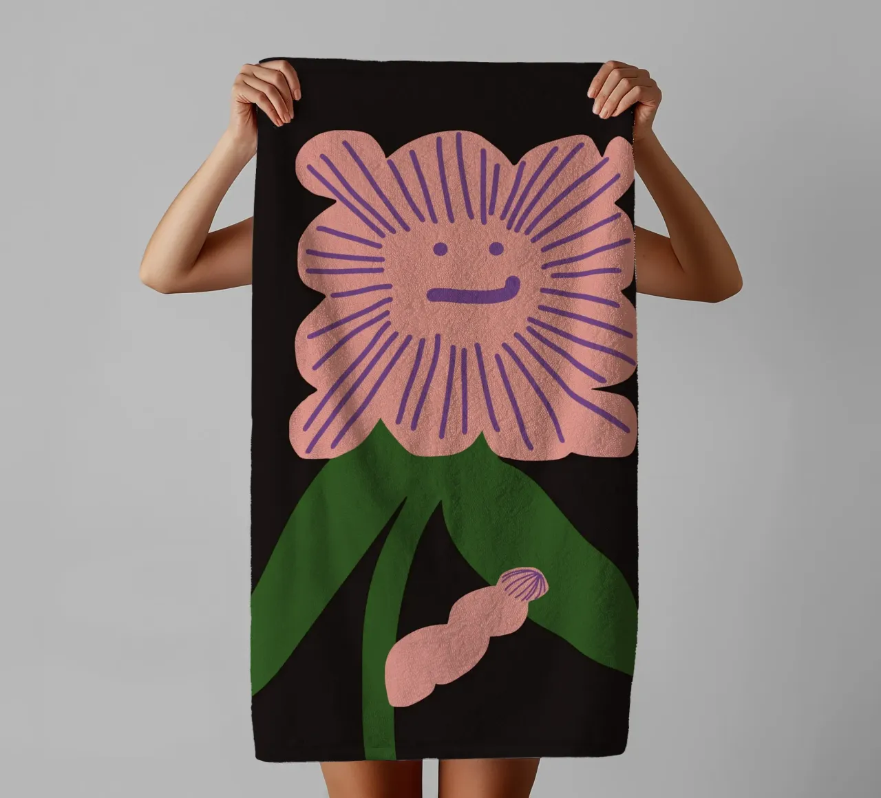 Difficile da gestire per chi è in fiore asciugamano da bagno da Little Dean