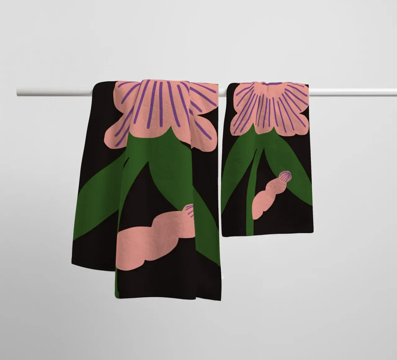 Difficile da gestire per chi è in fiore asciugamano da bagno da Little Dean