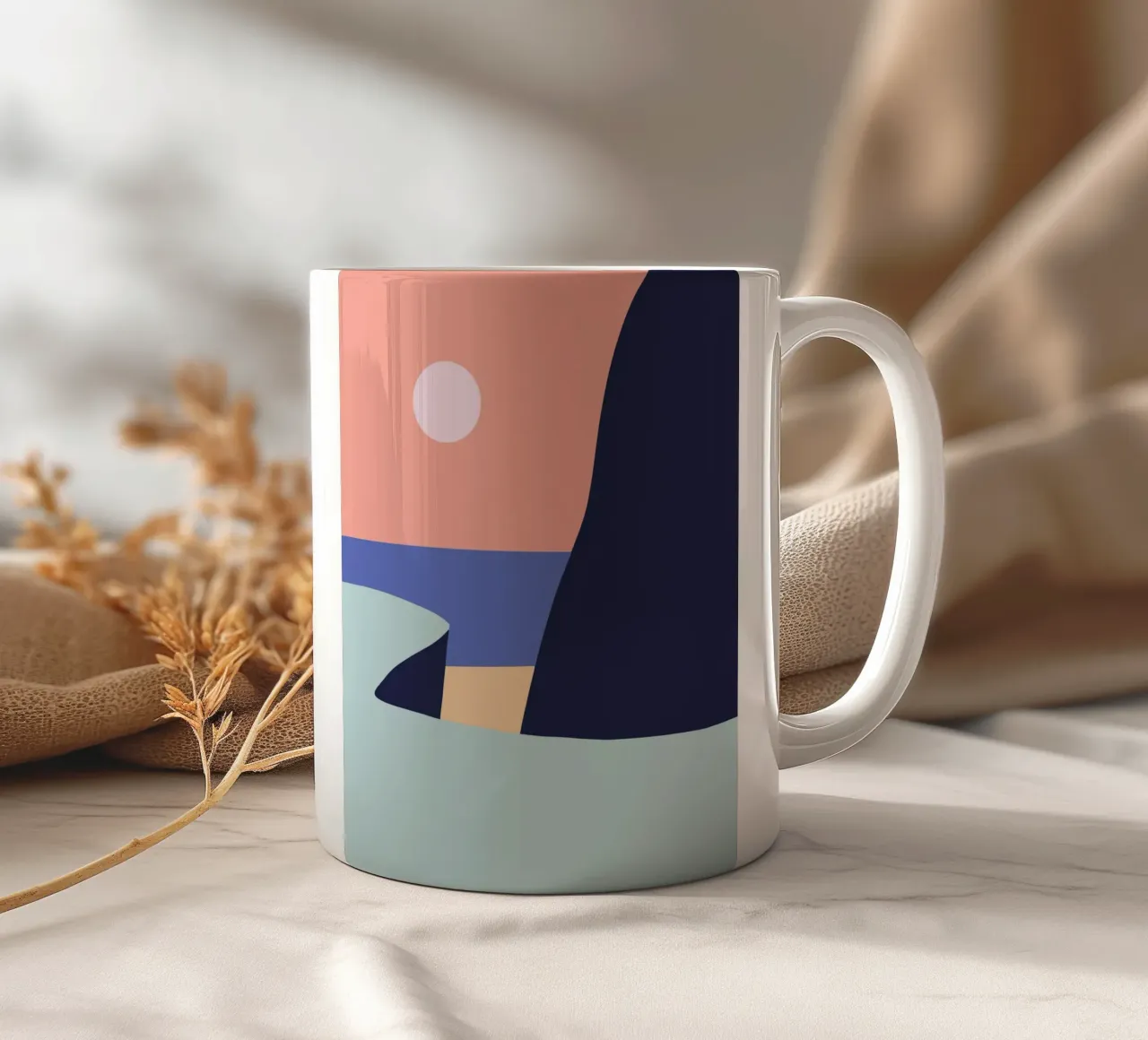 Terra e acqua 05 tazza in ceramica da Little Dean