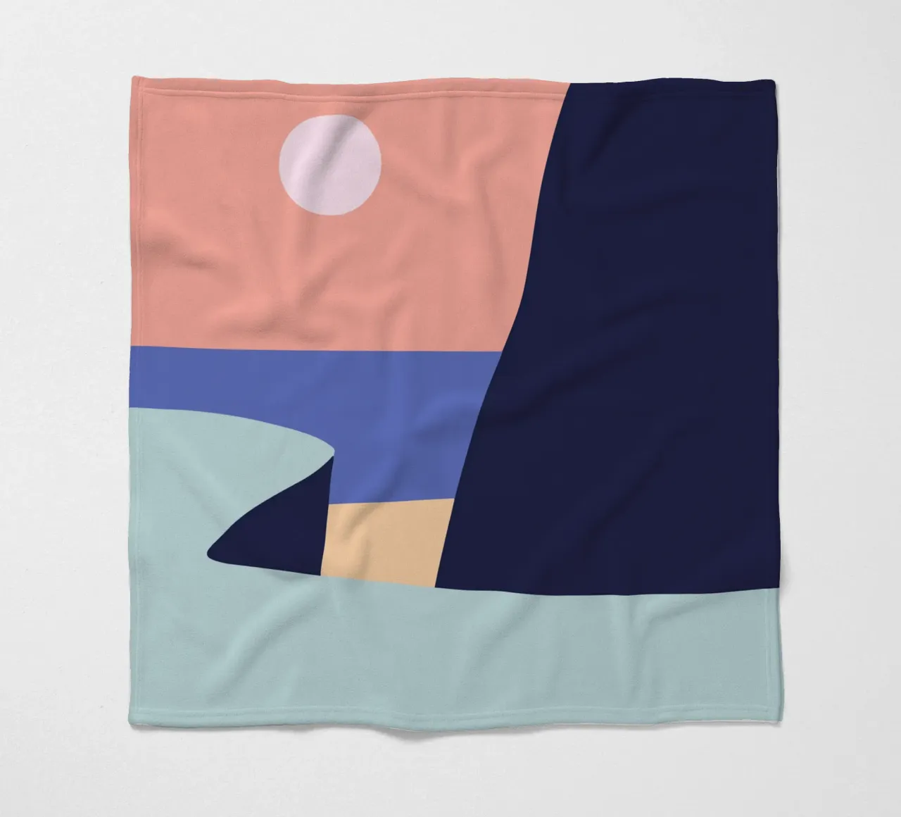 Terra e acqua 05 coperta in pile da Little Dean