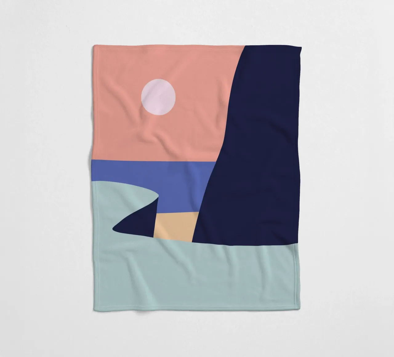 Terra e acqua 05 coperta in pile da Little Dean