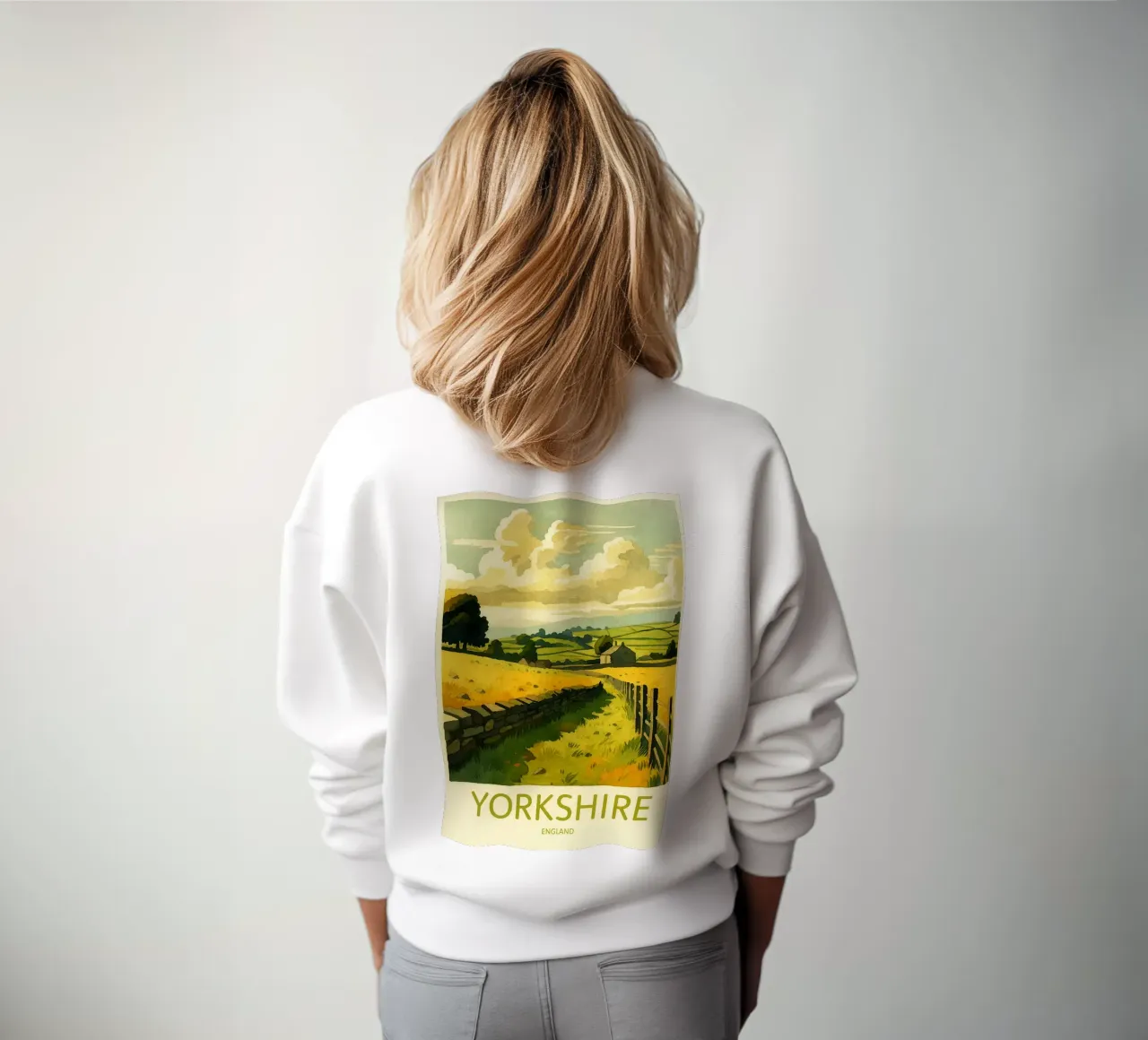 yorkshire inghilterra pittura acquerello felpa da lilly