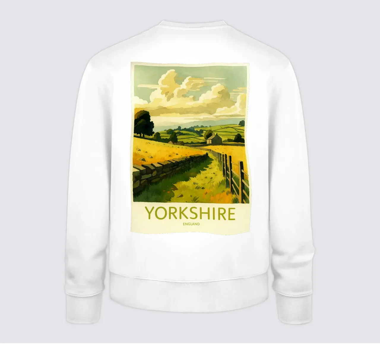 yorkshire inghilterra pittura acquerello felpa da lilly
