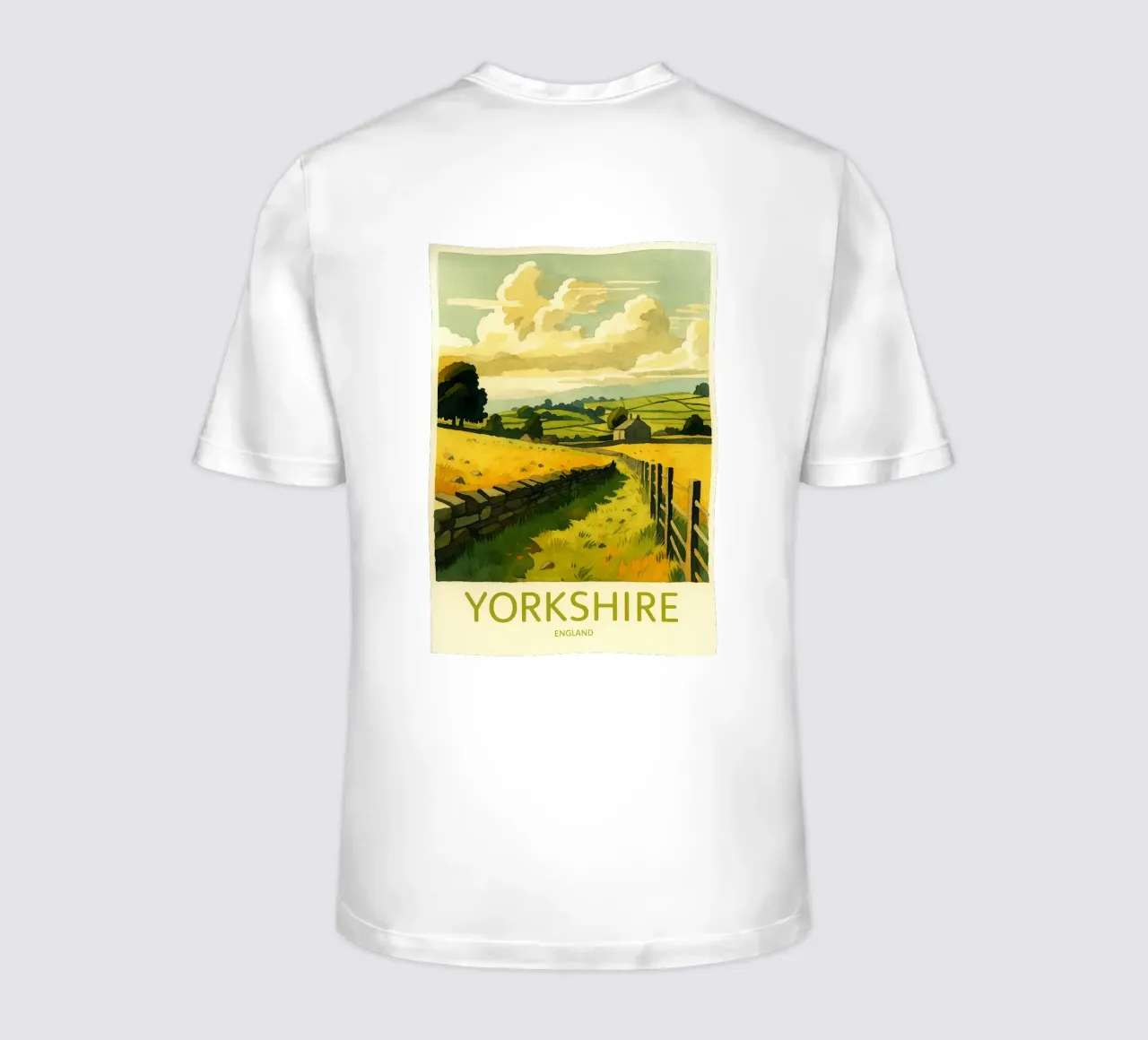 yorkshire inghilterra pittura acquerello t-shirt da lilly