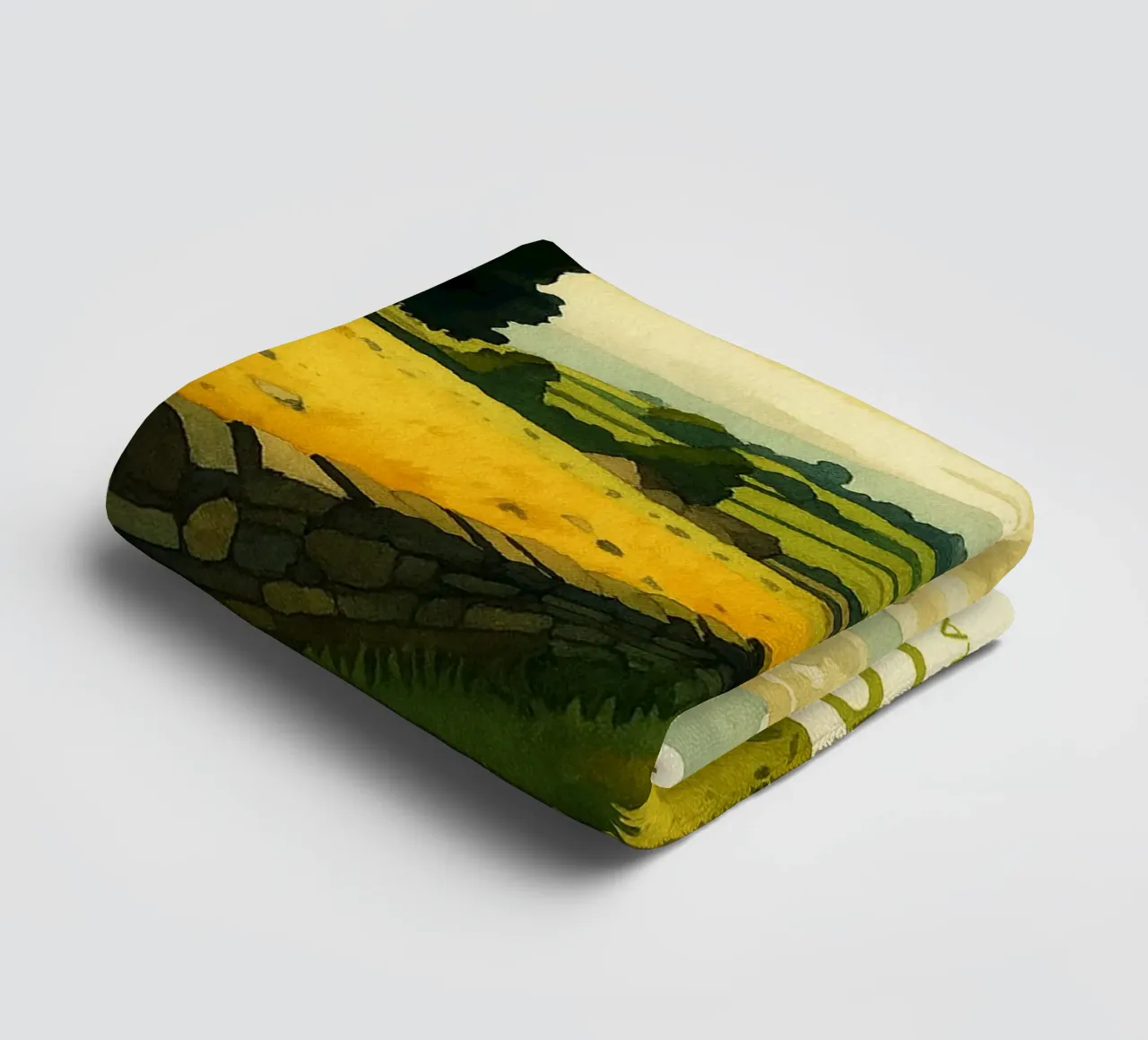 yorkshire inghilterra pittura acquerello asciugamano da bagno da lilly