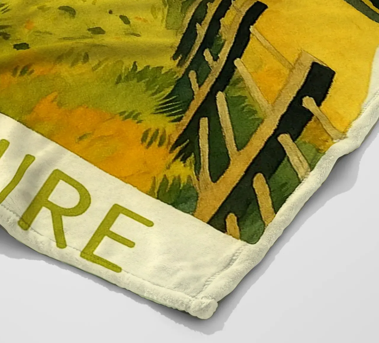 yorkshire inghilterra pittura acquerello coperta in pile da lilly