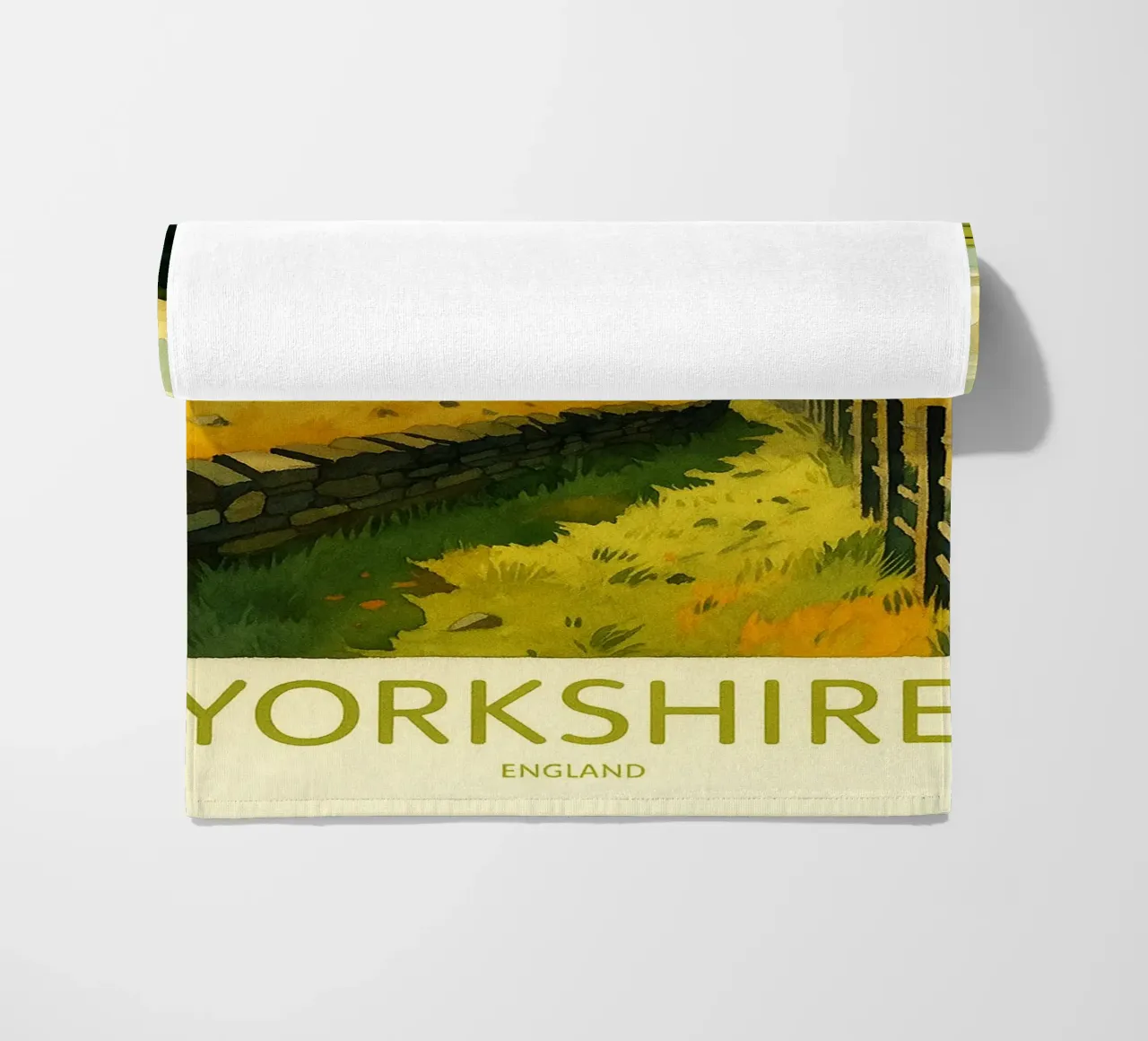 yorkshire inghilterra pittura acquerello telo mare da lilly